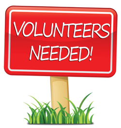 Volunteers Needed Volunteers Needed