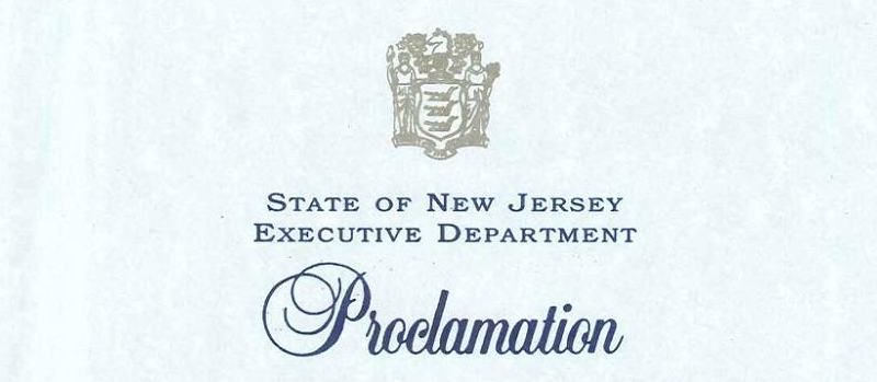 NJ Proclamation